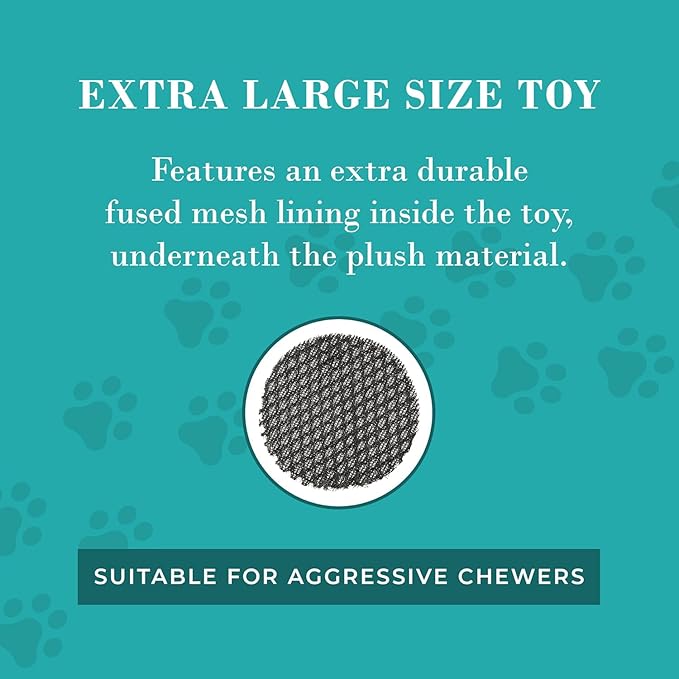 Haute Diggity Dog Dogior Bone, Plush Designer Dog Toys with Interactive Squeaker, Stimulating Pet Enrichment, Machine-Washable & Safe Materials for All Breeds, Size XL