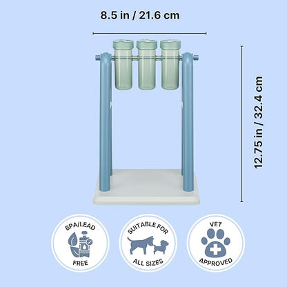 TRIXIE Turn Around - Mad Scientist Dog Activity Interactive Toy, Level 2 Food Puzzle Game, Brain Teasing Treat Dispenser, IQ and Mental Development Toy for Smart Dogs, Enrichment Toy for Boredom Busting