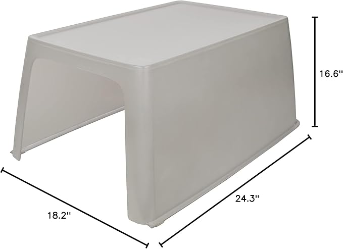 PetSafe ScoopFree Litter Box Privacy Cover - Convenient Potty Cover with Minimalist Cabin Design & Durable Construction - Removable Hood for Skittish Cats - Washable & Travel Friendly