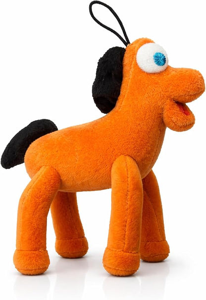 Multipet Small Gumby Stuffed Dog Toy with Squeaker | Gumby Dog Toy Plush Small | Green | 6" | Small/Medium Breed | Officially Licensed (6" - Plush Pokey)