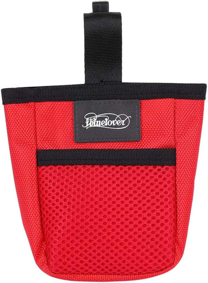 Dog Treat Pouch Pet Training Waist Bag Portable Food Snack Small Item Storage Holder Bag Hook Design Pet Training Reward Pouch Bait Sack Mini Doggie Puppy Bird Snack Carrier Container Pockets