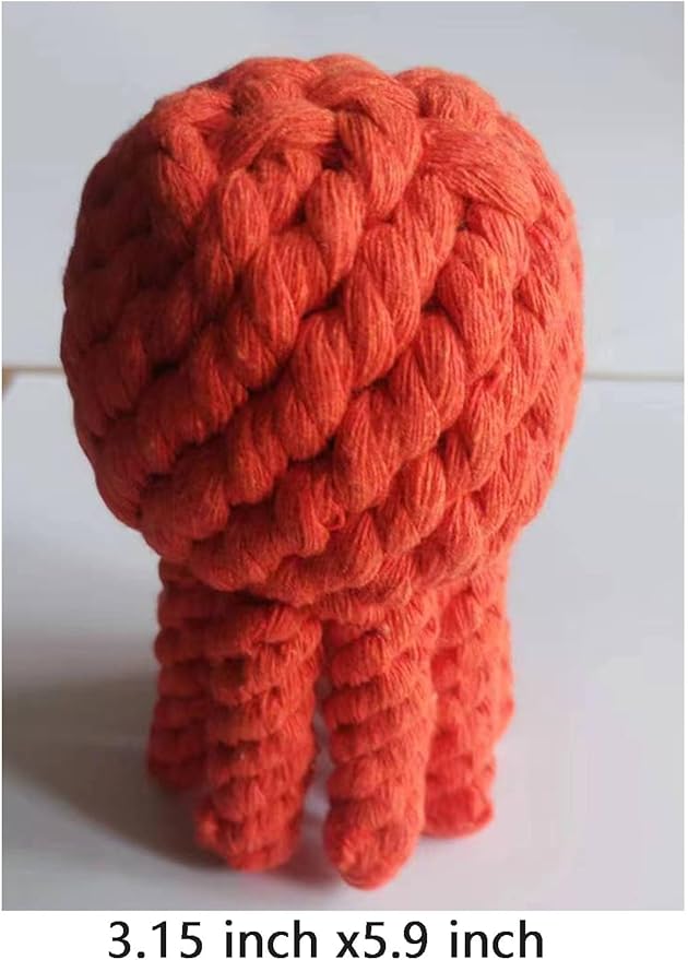 Dog Toys Puppy Teething Chew Toys,Dog Rope Toys,Cat Chew Toys,Safe Braided Rabbit Toys Healthy Gift