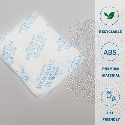 xcivi 12 Pack Pet Food Desiccant Bags for PETLIBRO Automatic Cat Feeder, Desiccant Bags for WiFi Automatic Dog Feeder Timed Cat Feeder, Moisture-Proof Bag Desiccant Keep Pets Foods Dry and Fresh