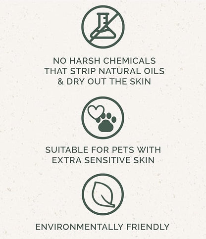 Chagrin Valley Soap & Salve Organic Natural Dog & Pet Shampoo – Unscented & Moisturizing for Dogs with Dry, Sensitive or Itchy Skin – Coconut Milk Conditions the Coat - 3.8 OZ Bar 3PK