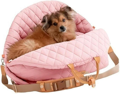 Convertible Pet Carrier for Dog with Antislip Base and Rings Travel Bed Storage Bag Durability Antislip Base Carriers