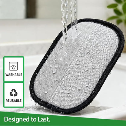 Pet Hair Removal Glove for Dogs & Cats- Upgraded 10mm Thickened Electrostatic Magic Brush- Pet Hair Remover Glove for Couch, Furniture, Clothes, Car & Carpet, Reusable Pet Hair Removal Tool