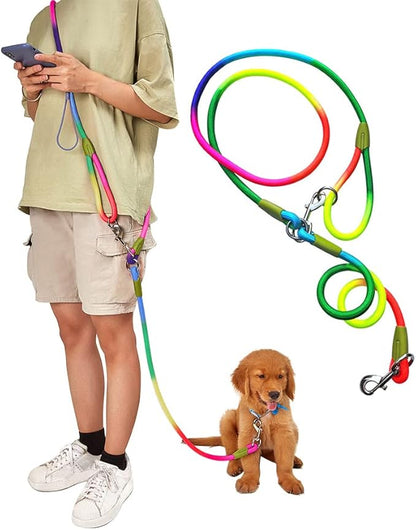 pawstrip Hands Free Dog Leash Crossbody Dog Running Leash Handsfree Pet Rope for Hiking Training Heavy Duty Reflective Pet Walking Belt