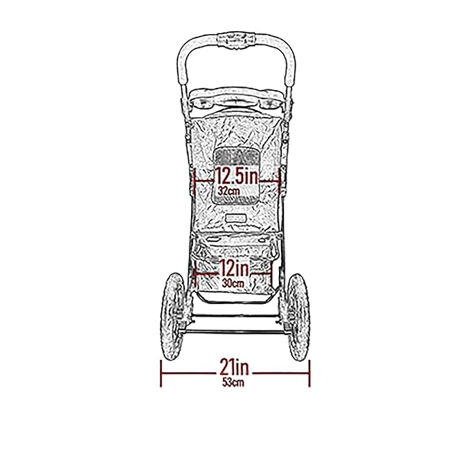 Pet Gear No-Zip Jogger Pet Stroller for Cats/Dogs, Zipperless Entry, Airless Tires, Easy One-Hand Fold, Cup Holder + Storage Basket, Sapphire