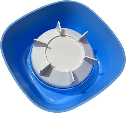 Slow Feeder Dog Bowls for Liquid with Rolling Ball, Interactive Lick Bowl Licking Slow Feeder for Wet Food, Water & Treats Lick Toy for Dogs Cats Large Medium Small