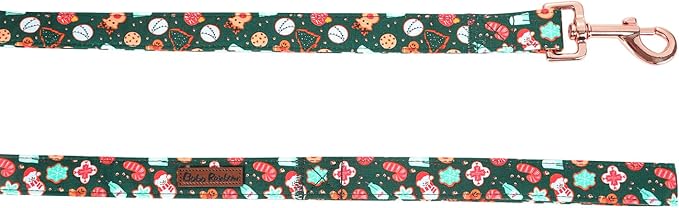 Dog Leash, Christmas Dogs Leashs Snowman Print Heavy Duty Adjustable Dog Leash for X-Small Boys and Girls Dogs