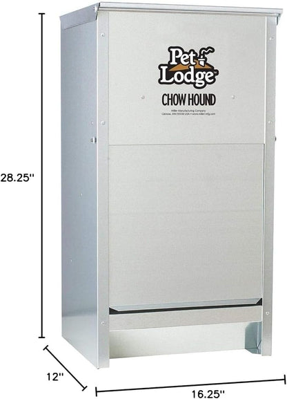 Miller Chow Hound Dog Feeder Capacity: 50 lbs