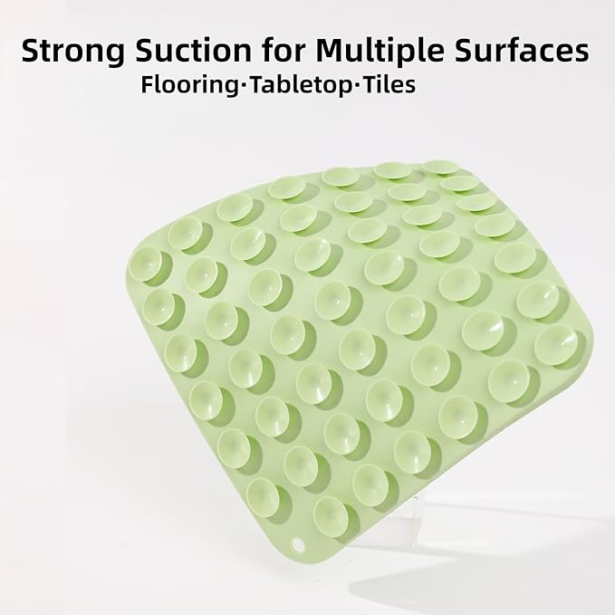 Dog Lick Mat with Suction Cups, 4-Texture Enrichment Slow Feeder for Dogs & Cats, Non-Slip Silicone Licking Pad for Anxiety Relief, Bathing & Training (Yellow)