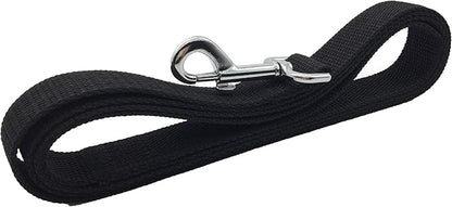 TAIAN 6 FT Strong Dog Leash, Nylon Dog Leashes for Small Medium Large Dogs Black