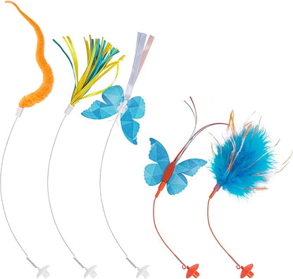 Migipaws Butterfly Cat Toy Replacement *3 and Tunnel Crystal Ball Replacement *2
