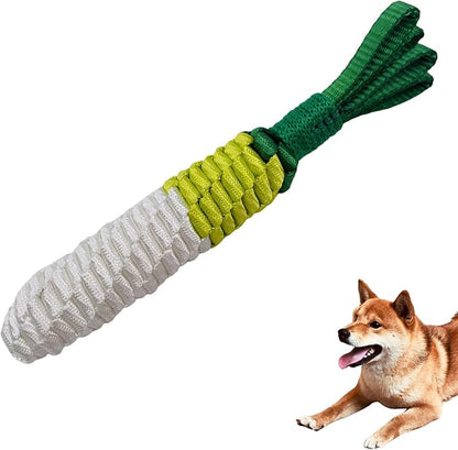 Dog Rope Toy,Tug of War Dog Toy,Puppy Teething Chews,Dog Chew Toys,Dog Toys for Small Dogs(Turnip New, Small)