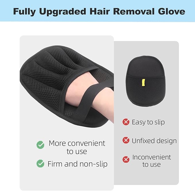 Pet Hair Removal Glove, Reusable Electrostatic Cats & Dogs Hair Removal Tool for Couch, Furniture, Carpet, Car Seat, Clothes 1PCS