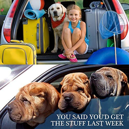 YuCool Dog Seat Belt,4 Piece Set Dog Car Adjustable Seatbelts for Vehicle Nylon Pet Safety Heavy Duty & Elastic Car Harness for Dogs - Image 6