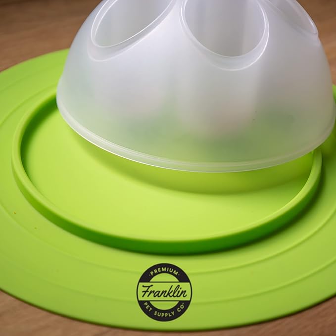 Franklin Pet Supply Co. Interactive Cat Digging Slow Feeder Bowl - Toy Bowl for Treats + Food - Scratching Feeder - Interactive for Cats + Kittens