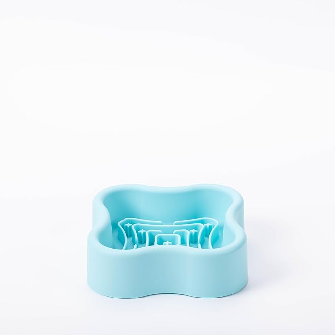 Silicone Slow Feeder Dog Bowl, Non-Slip Pet Food Bowl for Small & Medium Dogs Cats, Interactive Slow Eating Bowl, Puzzle Toy for Pets Food Training, Healthy Eating Aid, Anti-Choking