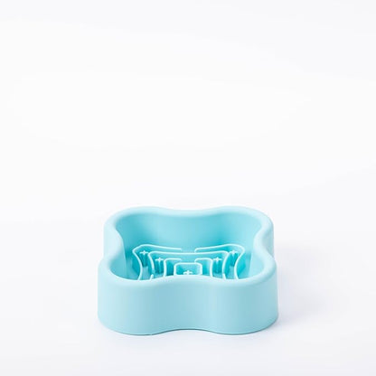 Silicone Slow Feeder Dog Bowl, Non-Slip Pet Food Bowl for Small & Medium Dogs Cats, Interactive Slow Eating Bowl, Puzzle Toy for Pets Food Training, Healthy Eating Aid, Anti-Choking