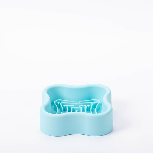 Silicone Slow Feeder Dog Bowl, Non-Slip Pet Food Bowl for Small & Medium Dogs Cats, Interactive Slow Eating Bowl, Puzzle Toy for Pets Food Training, Healthy Eating Aid, Anti-Choking