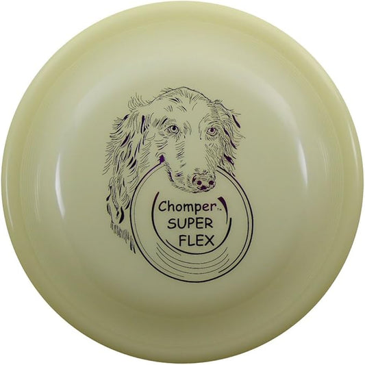 Whamo Chomper Fastback Classic Super Flex 110g K9 Dog Flying Disc [Colors May Vary]