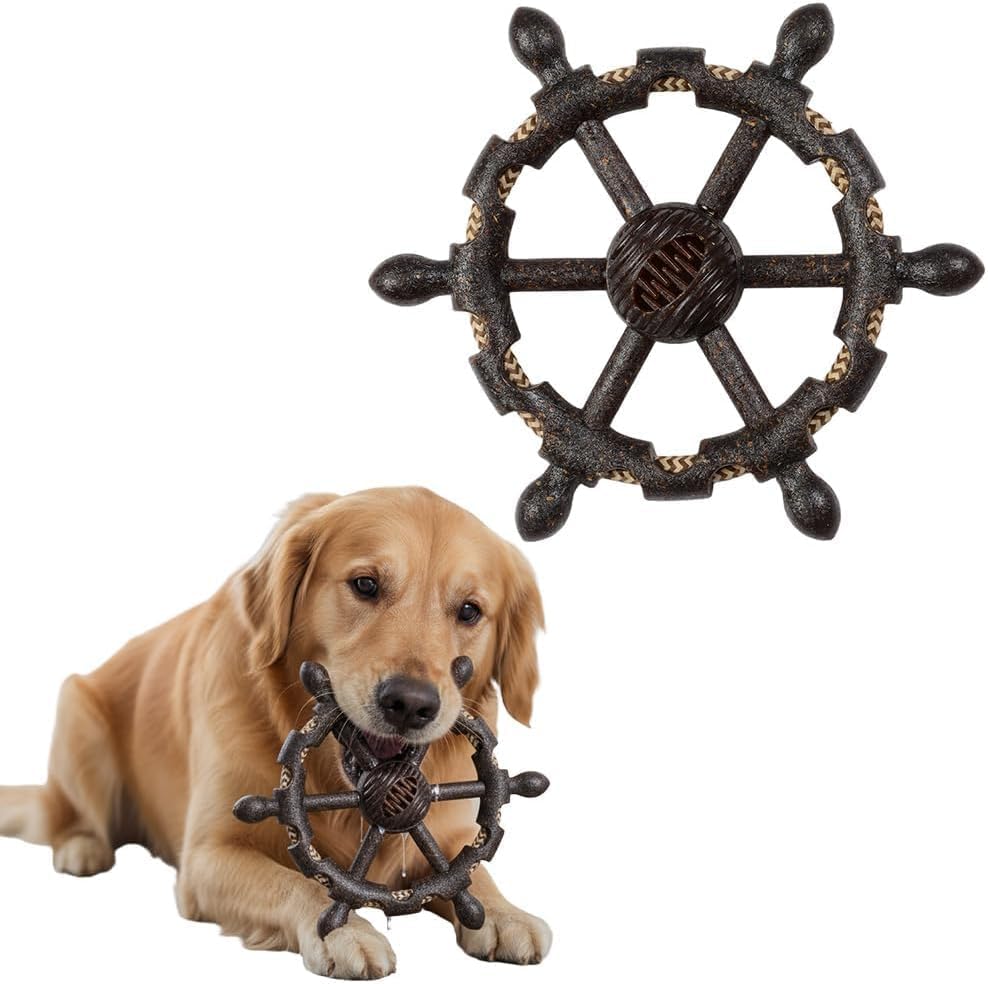 Dog Toys for Aggressive Chewers, Tug of War Dog Toy, Wheel Dog Chew Toys by Unknown