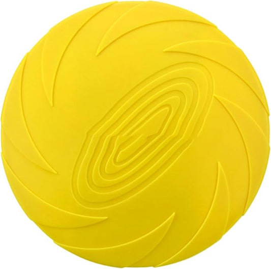 Nonslip Dog Flying Discs Chew Outdoor Toy Rubber Soft Training Exercise for Active Pet Outdoor Fetching Toy for Dog