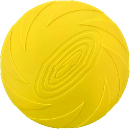 Nonslip Dog Flying Discs Chew Outdoor Toy Rubber Soft Training Exercise for Active Pet Outdoor Fetching Toy for Dog