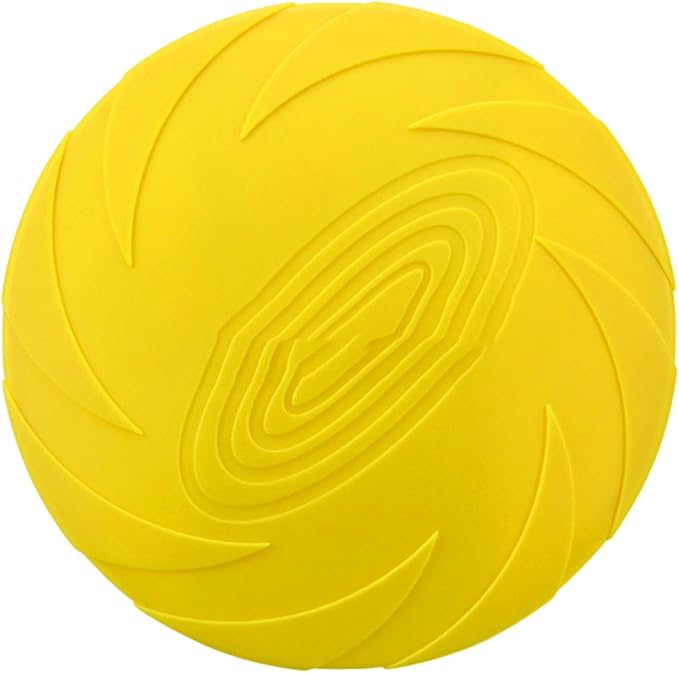 Nonslip Dog Flying Discs Chew Outdoor Toy Rubber Soft Training Exercise for Active Pet Outdoor Fetching Toy for Dog