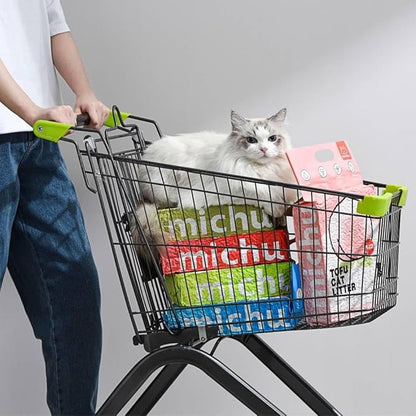 Michu Tofu Cat Litter Natural Clumping Tofu Cat Litter, Fast Clumping and Easily Scoop-able 5.5lb/88oz 5 Scents - Ocean Fresh, 4 Pack