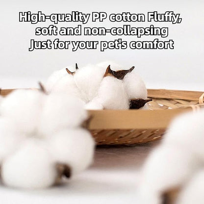 Hanging Cat Bed with Rattan Mat and Cotton Pad Cat Swing Hammock for Cage Kitten Cage Pet Hammock Ferret Bed Desk Accessories Indoor Hanging Bed Kitten Puppy Rabbit Bunny (Round-Pink,Small)