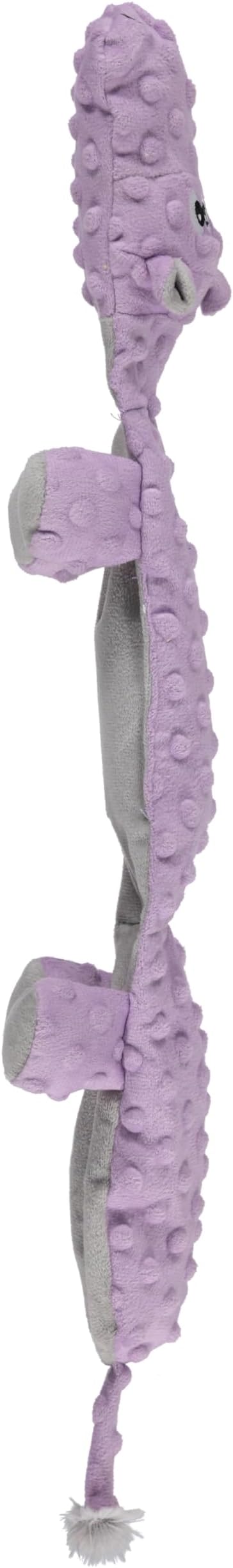 Cudlie Stuffless Plush Dog Toy with Multiple Large Squeakers – No-Stuffing Squeaky Dog Toy for Small & Medium Dogs – Alligator, Shark, Duck & Hippo Animal Designs