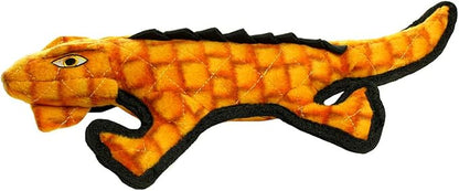 TUFFY - World's Tuffest Soft Dog Toy - Desert - Multiple Layers. Made Durable, Strong & Tough. Interactive Play (Tug, Toss & Fetch). Machine Washable & Floats (Gila Monster, Large 2 Pack)