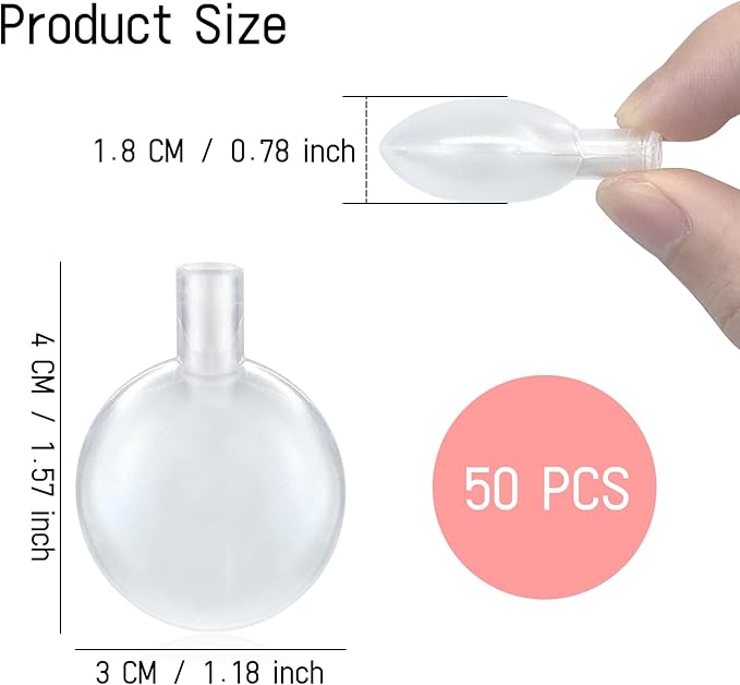 50PCS Replacement Squeakers for Dog Toys, 30MM Toy Noise Maker Plush Toy Repair Reed Insert Airbag Replacement for Dog Cat Toy Repair DIY (30mm, 50pcs)