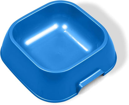 Van Ness Pet Food And Water Bowl, 44 OZ Capacity Plastic Dish For Dogs And Cats, Wide No-Tip Base Prevents Spills