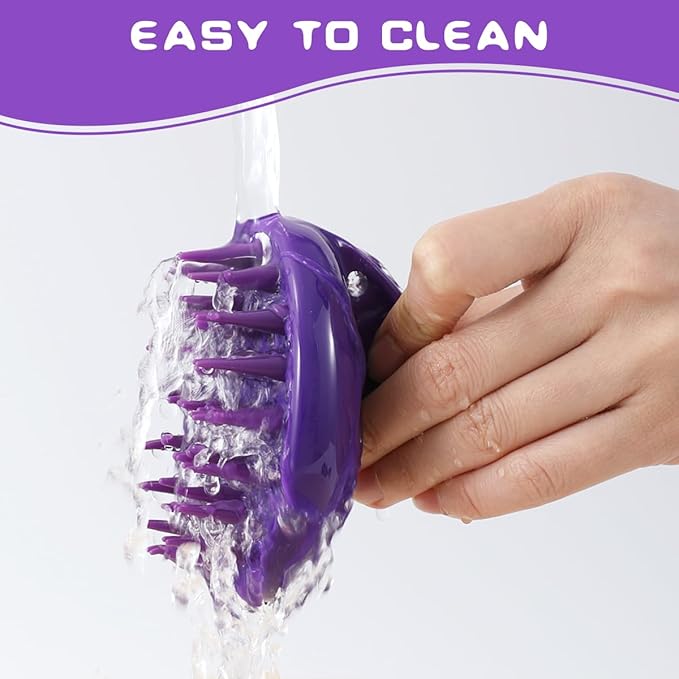 Cat Brush with Soft Rubber Pins, Washable Silicone Pet Brushes for Indoor Cats Kitty - Grooming Shedding Massage & Bath, Removes Hair Mats, Tangles, Loose Fur for Short to Long Haired