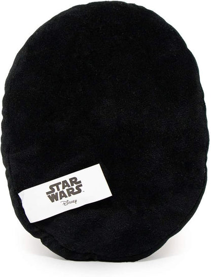 Buckle-Down Dog Toy, Mandalorian, Plush Squeaker Star Wars The Mandalorian Helmet, 8" x 8" (DTPT-SWBFJ)