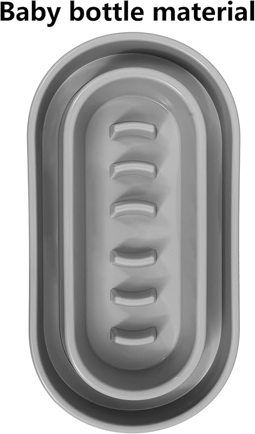 Ant Proof Slow Feeder Cat Dog Bowls, No Ants Anti-Slip No Spill Cat Dog Pet Slow Feeder Food Water Bowls Dish for Cats Small to Medium Size Dogs by With You6688 (Grey)