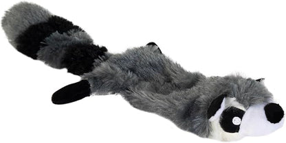 Hyper Pet Critter Skinz Raccoon Stuffing Free Plush Soft Dog Toy, Large, Pack of 1