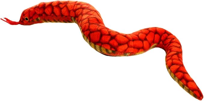 TUFFY - World's Tuffest Soft Dog Toy - Desert - Multiple Layers. Made Durable, Strong & Tough. Interactive Play (Tug, Toss & Fetch). Machine Washable & Floats (Snake, Large 2 Pack)
