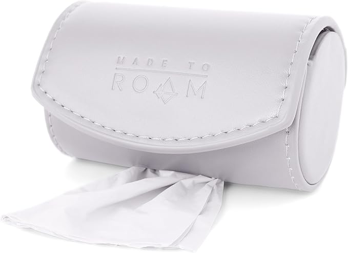 MADE TO ROAM On Dooty Pack - Premium Dog Poop Bag Holder for Leash, Vegan Leather Waste Bag Dispenser for Poop Bag Rolls - Montana Moonrise