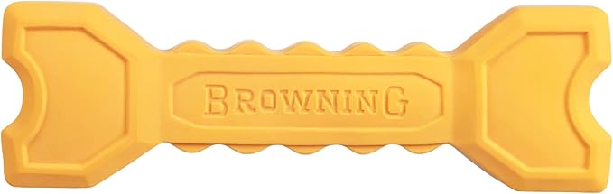 Browning Pet Training Tools, Durable Dog Toys for Tug and Fetch, Bone Squeaker (Gold), One Size