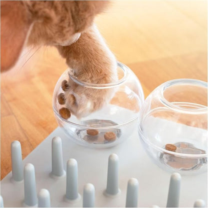 TRIXIE Fun Board Strategy Game for Cats, Puzzle Toy, Treat Dispenser, Interactive Play, Mental Stimulation
