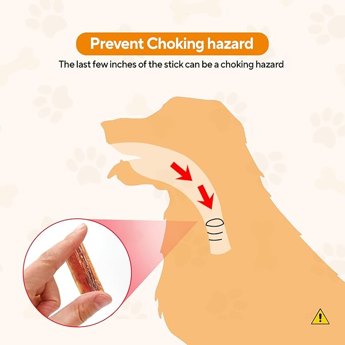 Cute Carrot Bully Stick Holder, Heavy Duty Dog Chew Holder for Large Breeds, Safety Device to Prevent Choking