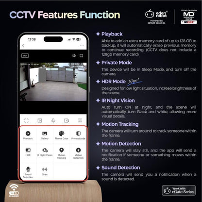 eGate WatchDog 360 4MP Indoor Smart Camera CCTV - Image 6