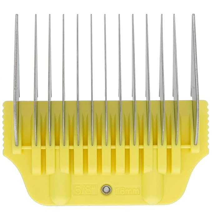 4 Wide Attachment Combs Set | #2 10mm 3/8" | #1 13mm 1/2″ | #0 16mm 5/8" | #A 19mm 3/4″ | Easy Snap-On Design