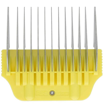 4 Wide Attachment Combs Set | #2 10mm 3/8" | #1 13mm 1/2″ | #0 16mm 5/8" | #A 19mm 3/4″ | Easy Snap-On Design