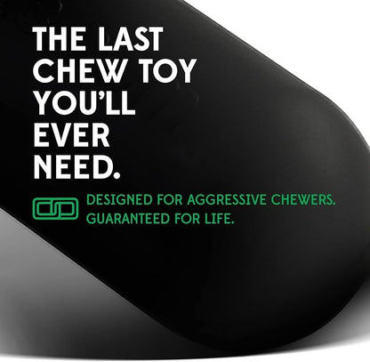 Goughnuts — Dog Toys for Aggressive Chewers | Virtually Indestructible Dog Toy Stick for Small Breeds | Heavy Duty Dog Toy | Black