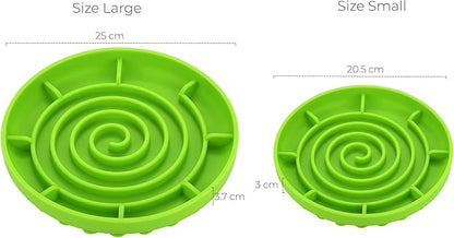Slow Feeder Bowl,Soft Silicon Rubber Slow Feeder Slow Down Eating Time for Dog Cat Puppy Pet with Stong Suction Cups for Dog Bowls Slow Eating Bowls